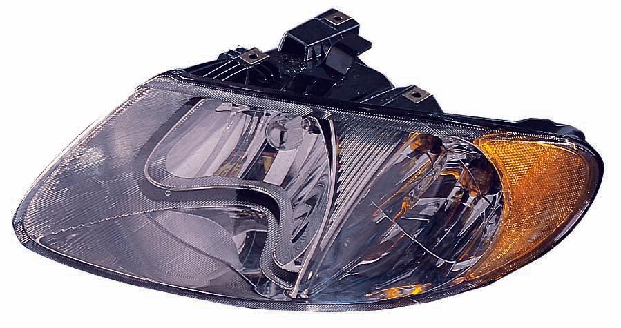 Phare avant gauche pour Chrysler Town & Country 2001-2007 (sauf modèle 45052) avec empattement long, haute qualité, CH2502129