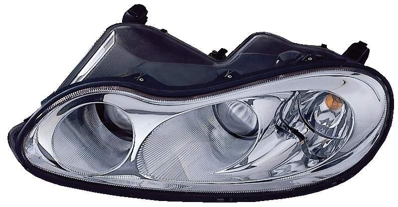 Phare avant gauche (côté conducteur) Chrysler LHS 1999-2001, type à 3 ampoules, CH2502148