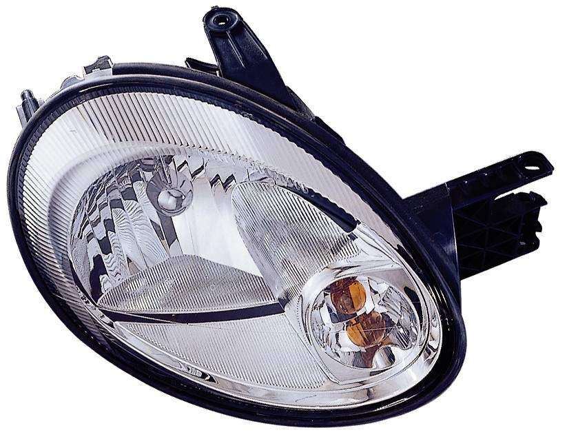 Phare avant côté conducteur Dodge Neon 2003-2005, enjoliveur chromé sans correcteur d'assiette, haute qualité, CH2502151
