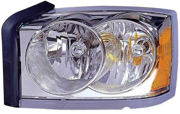 2005 Dodge Dakota Head Lamp Driver Side (With Out Black Bezel)