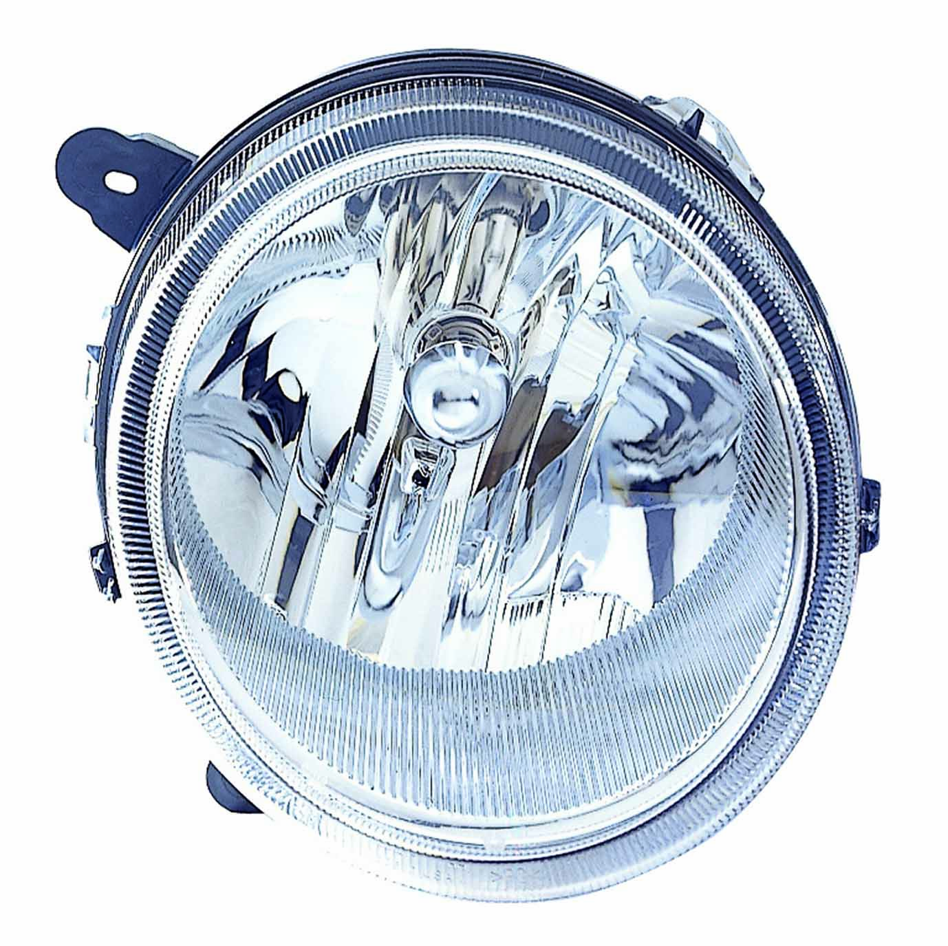 Phare avant gauche pour Jeep Compass 2007-2010 sans correcteur d'assiette automatique, CH2502176C - Hunt Parts