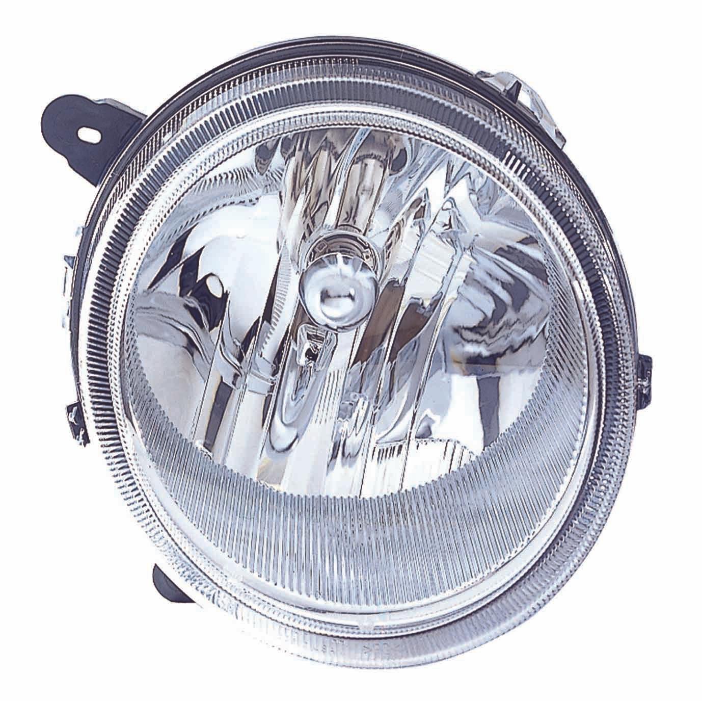 Phare avant gauche (côté conducteur) pour Jeep Compass 2007-2010, sans correcteur d'assiette automatique, haute qualité, CH2502176