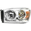 2007-2009 Dodge Ram 2500 Head Lamp Driver Side With Out Lower Amber High Quality