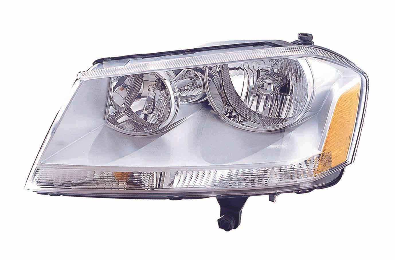 Phare avant côté conducteur pour Dodge Avenger 2008-2014, boîtier chromé de haute qualité, CH2502182
