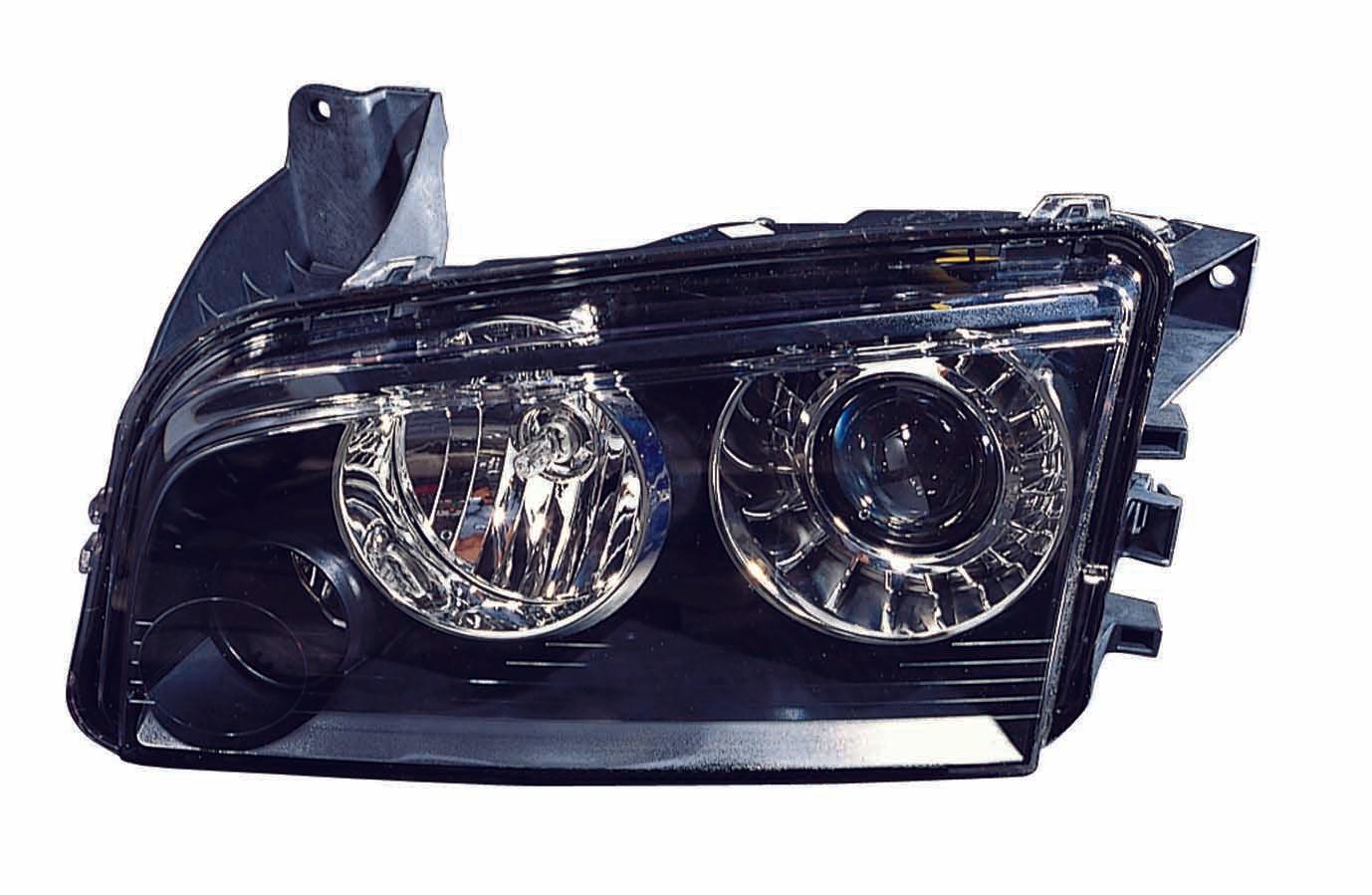 Phare avant gauche (côté conducteur) Dodge Charger 2008-2010, ampoule HID haute qualité, CH2502216