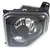 2010-2012 Jeep Liberty Head Lamp Driver Side Halogen Black Bezel High Quality