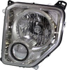 2008-2012 Jeep Liberty Head Lamp Driver Side Chrome Bezel Without Fog Lamp Round Bulb Shield High Quality
