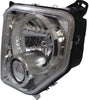 2008-2012 Jeep Liberty Head Lamp Driver Side Chrome Bezel Without Fog Lamp Round Bulb Shield High Quality