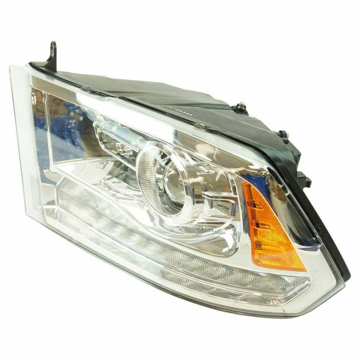 Phare avant côté conducteur pour Ram 3500 2013-2015, halogène, style projecteur, chromé (sauf Sport/RT), haute qualité, qualité économique, CH2502244U
