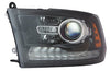 Head Lamp Driver Side Ram Ram 1500 2013-2014 Halogen Projector Black Bezel Capa , Ch2502245C