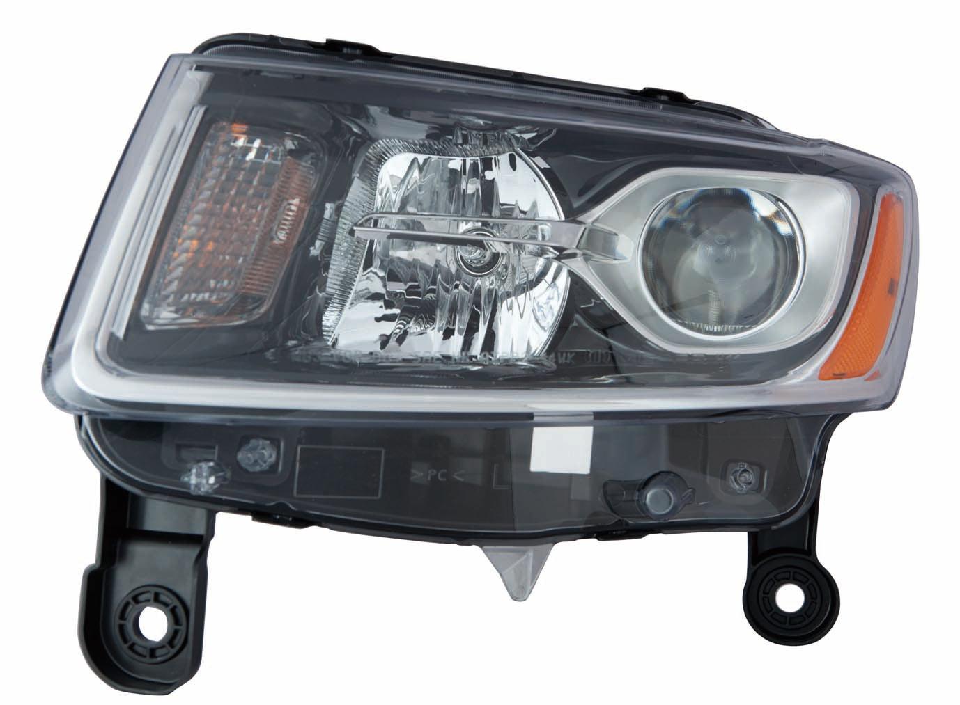 Phare avant gauche (côté conducteur) pour Jeep Grand Cherokee 2014-2016, halogène haute qualité, CH2502247