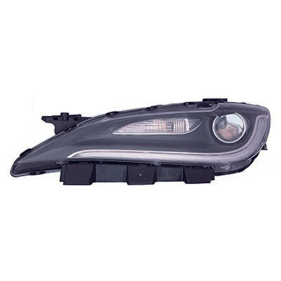 Phare avant côté conducteur Chrysler 200 Berline 2016-2017, garniture noire Capa, Ch2502292C - Hunt Parts