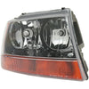 1999-2002 Jeep Grand Cherokee Head Lamp Passenger Side Yellow High Quality