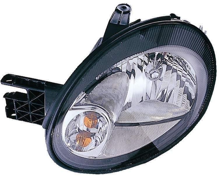 Phare avant côté passager Dodge Neon 2003, contour noir, CH2503139V