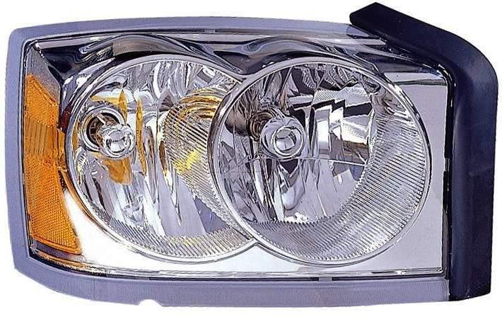 Phare avant côté passager pour Dodge Dakota 2005 (sans enjoliveur noir), haute qualité, CH2503159