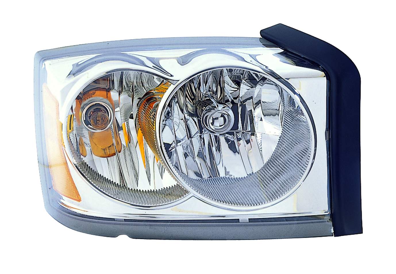 Phare avant côté passager pour Dodge Dakota 2006-2007 sans cache noir, Ch2503170C - Hunt Parts