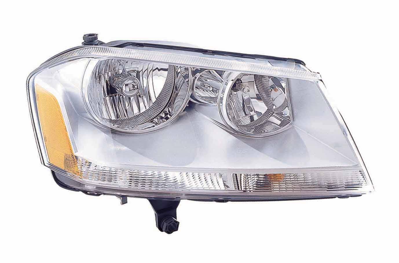Phare avant côté passager pour Dodge Avenger 2008-2014, boîtier chromé de haute qualité, CH2503182