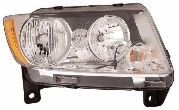 2011-2013 Jeep Grand Cherokee Head Lamp Passenger Side Halogen High Quality
