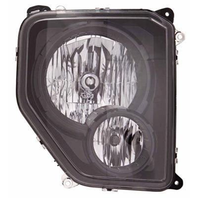 Phare avant côté passager Jeep Liberty 2010-2012 halogène, contour noir, haute qualité, CH2503227