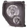 Head Lamp Passenger Side Jeep Liberty 2010-2012 Halogen Black Bezel Capa , Ch2503227C