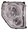2008-2012 Jeep Liberty Head Lamp Passenger Side Chrome Bezel With Fog Lamp Round Bulb Shield High Quality
