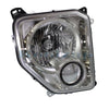 2008-2012 Jeep Liberty Head Lamp Passenger Side Chrome Bezel Without Fog Lamp Round Bulb Shield High Quality