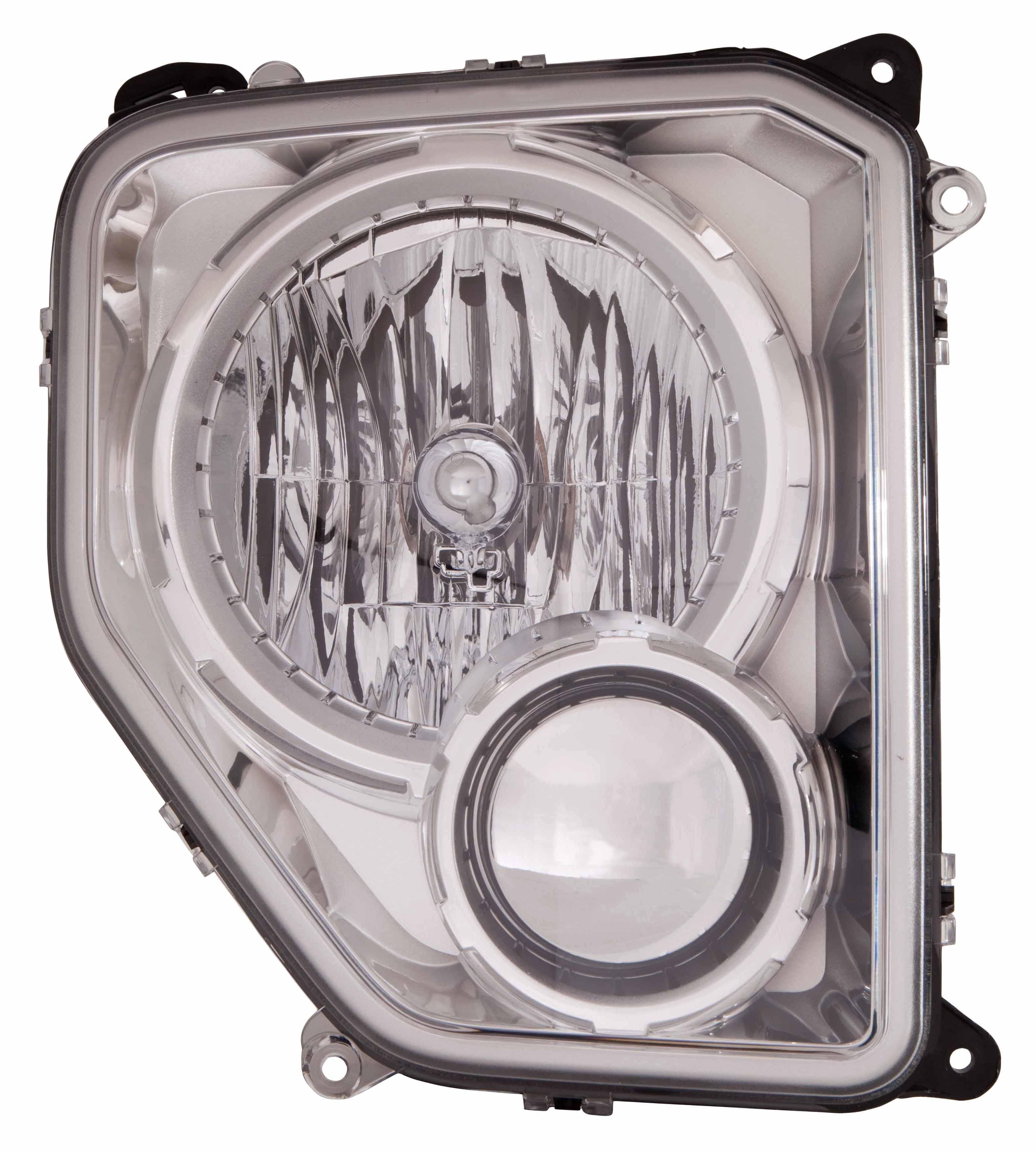 Phare avant côté passager Jeep Liberty 2008-2012, enjoliveur chromé, sans antibrouillard, cache-ampoule rond, haute qualité, CH2503234