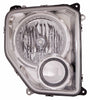 Head Lamp Passenger Side Jeep Liberty 2008-2012 Chrome Bezel Without Fog Lamp Round Bulb Shield Capa , Ch2503234C