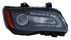Head Lamp Passenger Side Chrysler 300 2012-2014 Halogen Black Bezel Capa , Ch2503235C
