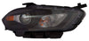 Head Lamp Passenger Side Dodge Dart 2013-2015 Halogen Black Bezel Capa , Ch2503240C