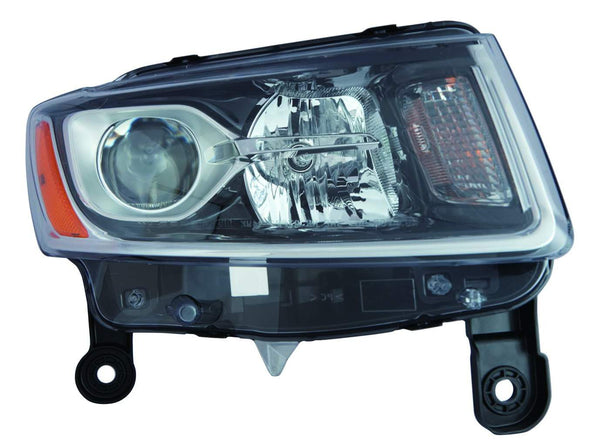 Head Lamp Passenger Side Jeep Grand Cherokee 2014-2016 Halogen Capa , Ch2503247C