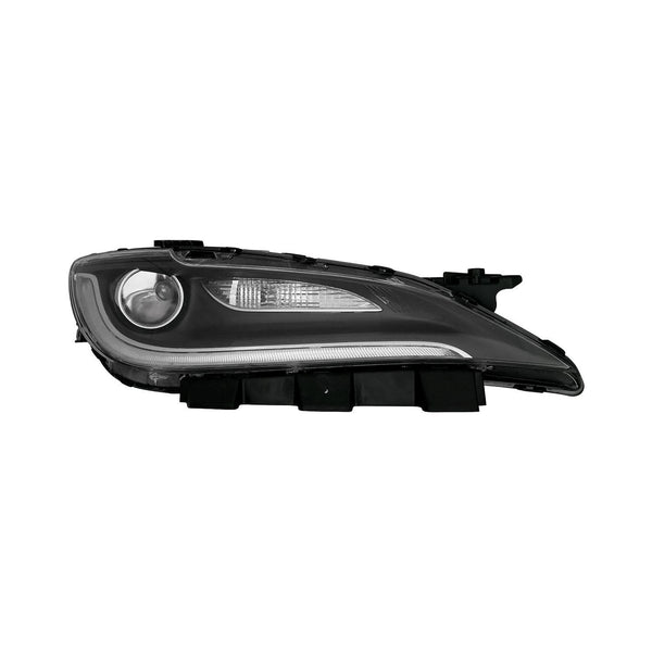 Head Lamp Passenger Side Chrysler 200 Sedan 2015-2016 Hid With Led Drl Black Trim Capa , Ch2503263C