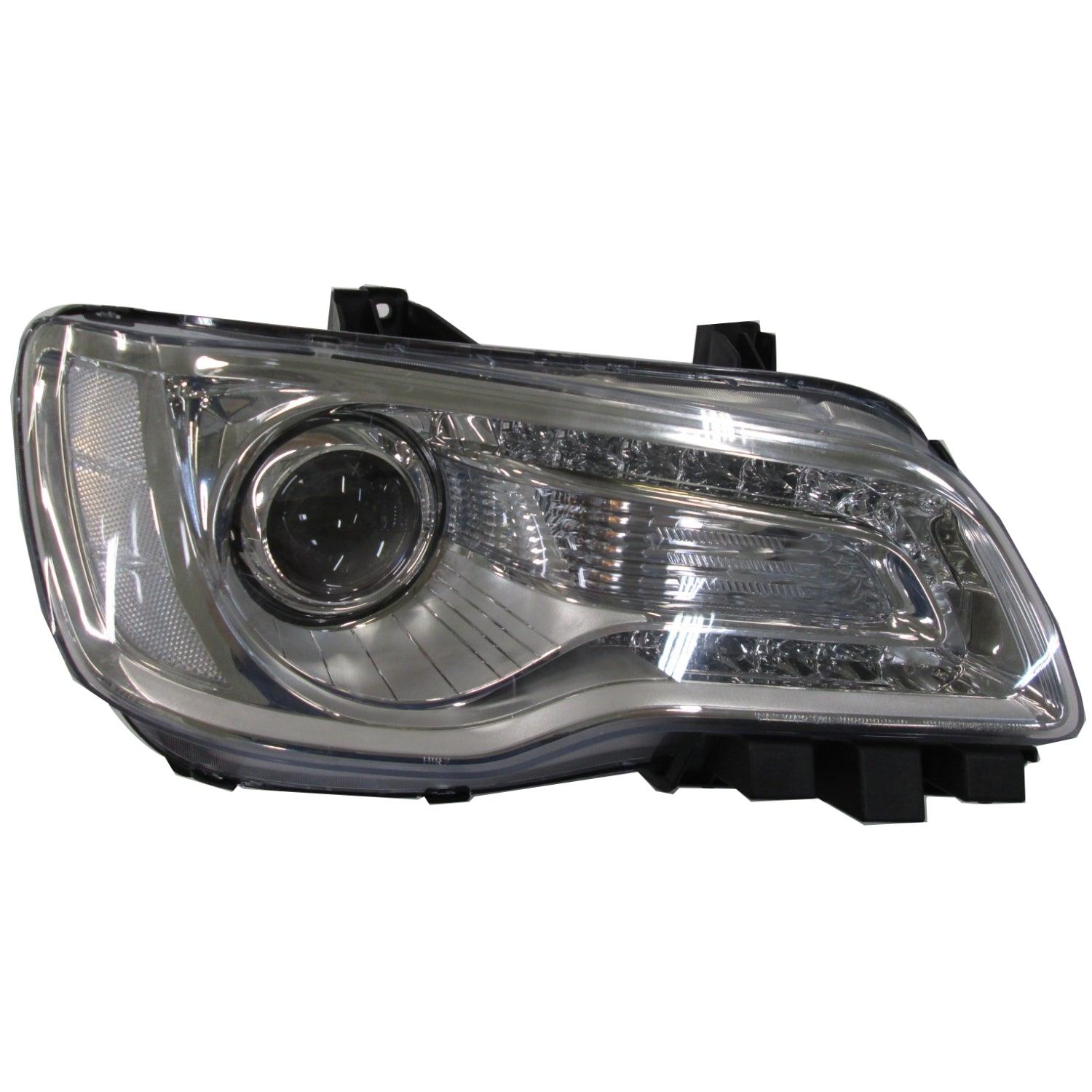 Phare avant côté passager Chrysler 300 2015-2017 halogène, enjoliveur chromé de haute qualité, CH2503268
