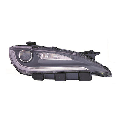 Head Lamp Passenger Side Chrysler 200 Sedan 2016-2017 Halogen With Led With Chrome Trim Capa , Ch2503293C