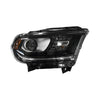 Head Lamp Passenger Side Dodge Durango 2016-2020 Without Led Lamp Chrome Trim Capa , Ch2503303C