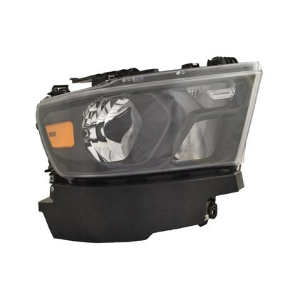 Head Lamp Passenger Side Ram Ram 1500 2019-2022 Halogen With Black Trim High Quality , Ch2503328