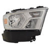 Head Lamp Passenger Side Ram Ram 1500 2019-2022 Halogen With Chrome Trim High Quality , Ch2503329