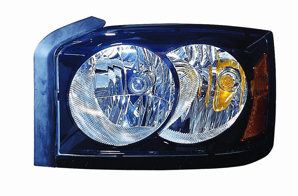 Phare avant côté conducteur Dodge Dakota 2006-2007, cache noir, référence CH2518116C - Hunt Parts