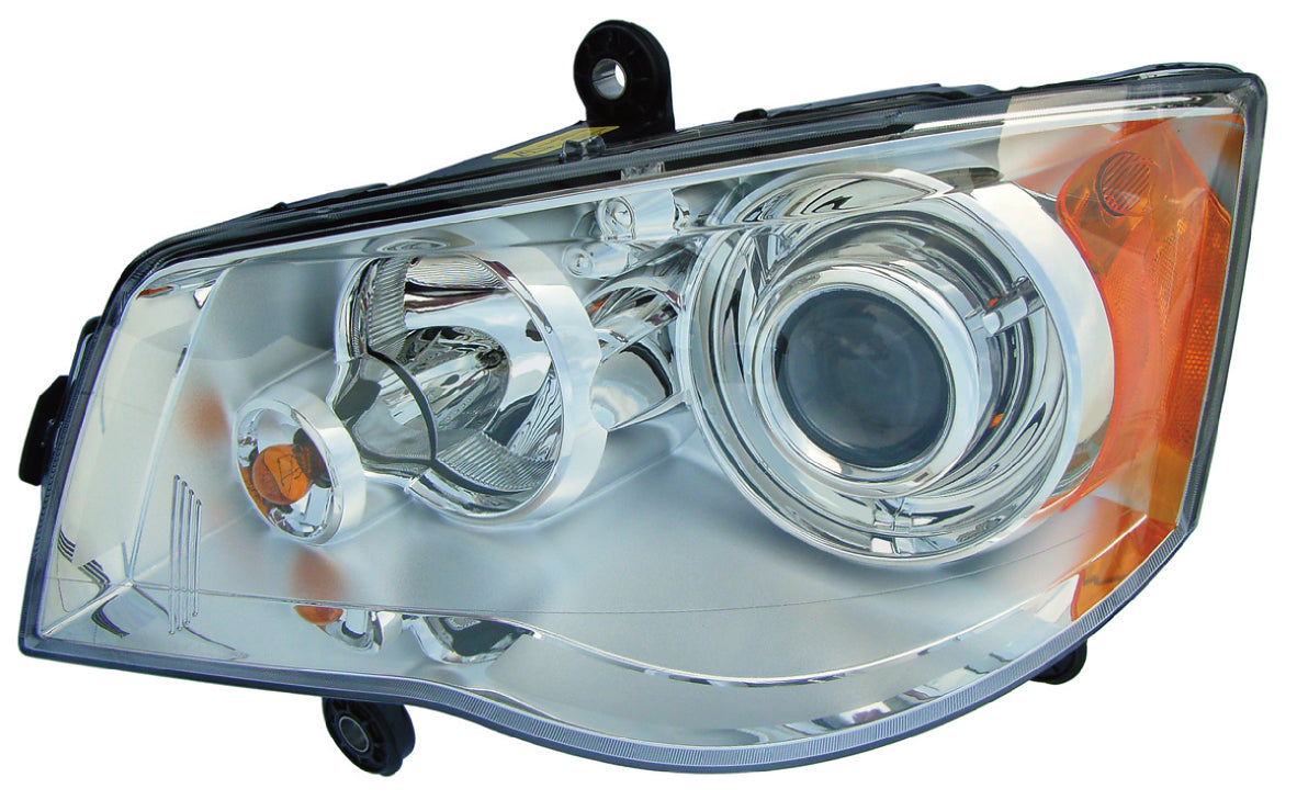 Phare avant gauche (côté conducteur) pour Chrysler Town & Country 2008-2016, xénon, fabriqué en Amérique du Nord, référence Ch2518126C - Hunt Parts