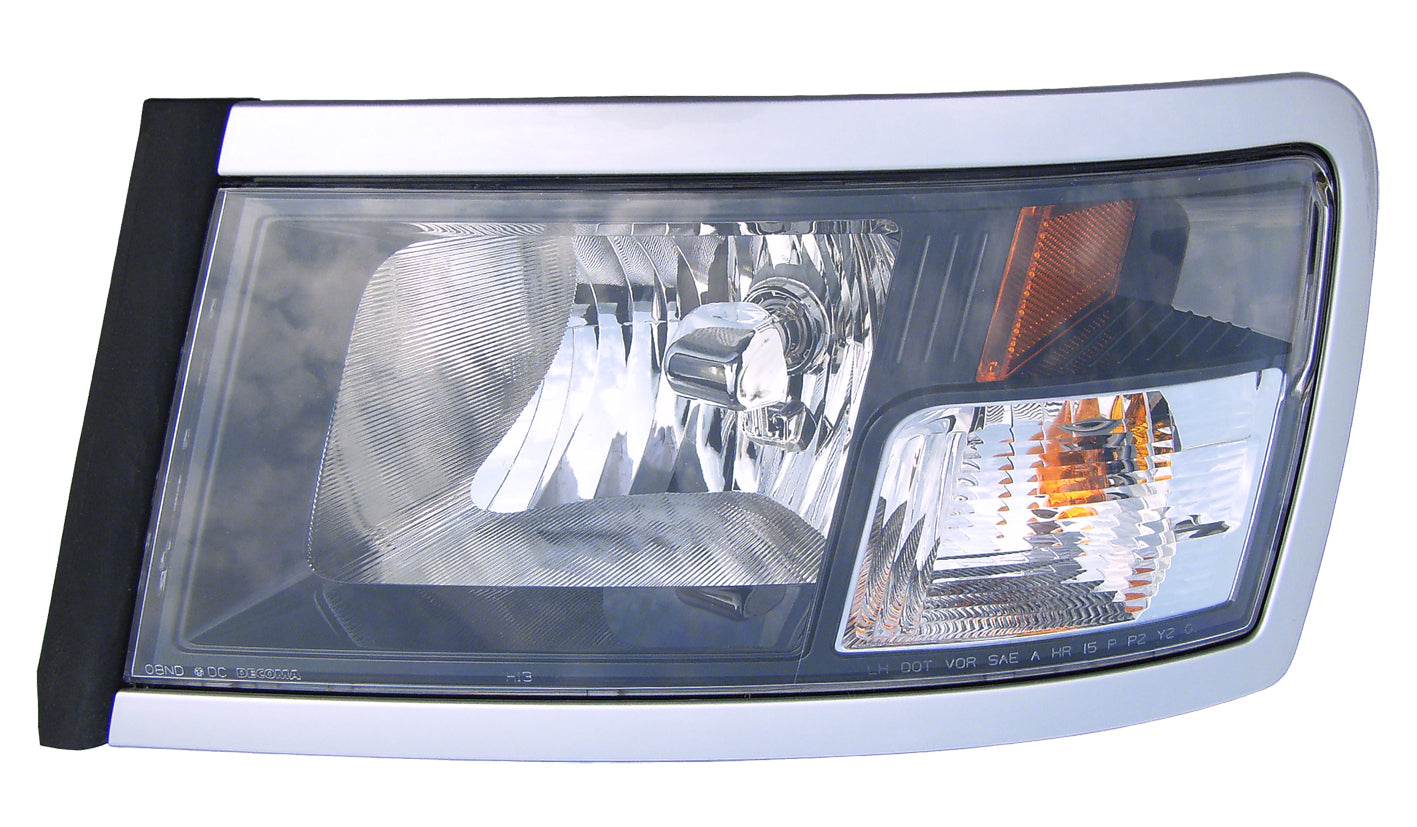Phare avant côté conducteur pour Dodge Dakota 2008-2010 avec cache noir, référence CH2518127C - Hunt Parts