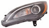 Head Lamp Driver Side Chrysler 200 Convertible 2011-2014 Halogen Black Bezel S Model High Quality , Ch2518141