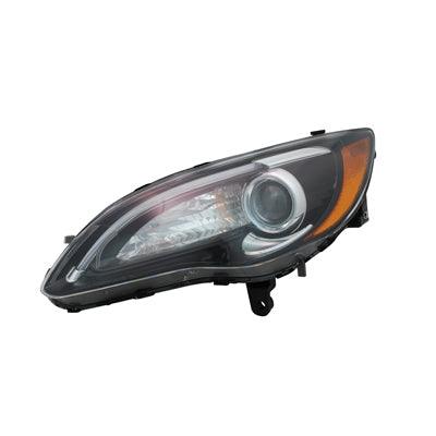 Phare avant côté conducteur pour Chrysler 200 Berline 2011-2012, halogène, première génération, contour noir avec insert chromé, modèle S, haute qualité, CH2518146