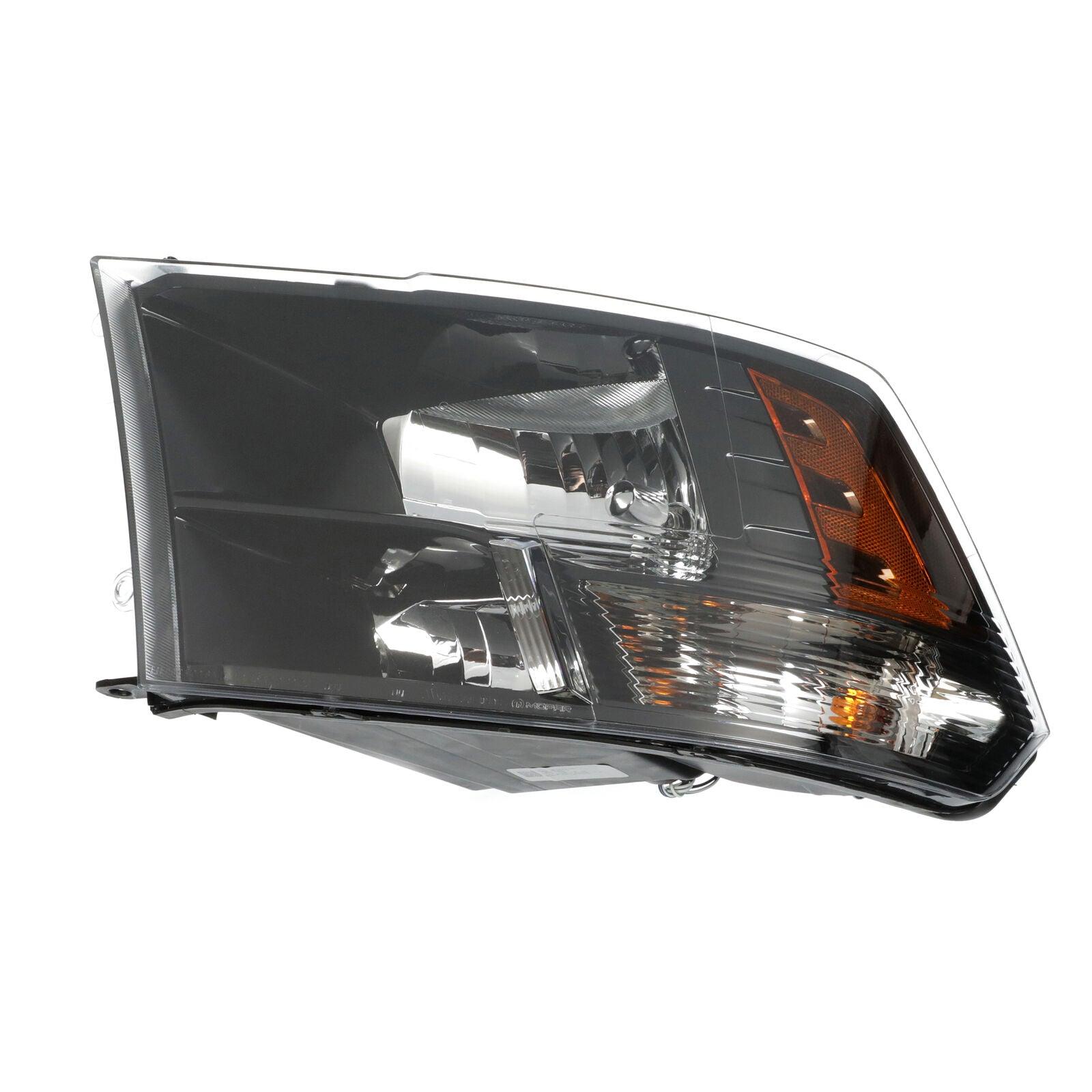 Phare avant côté conducteur pour Ram 3500 2013-2018, halogène, type standard, avec contour noir, haute qualité, CH2518149