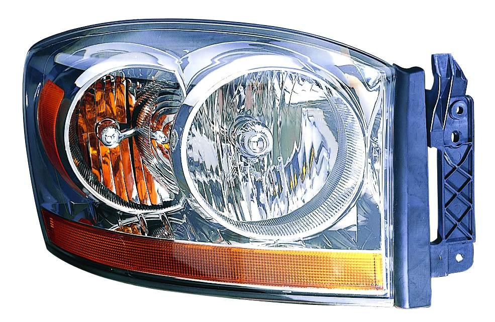 Phare avant côté passager pour Dodge Ram Mega Cab 2006, sans enjoliveur noir, haute qualité, CH2519114