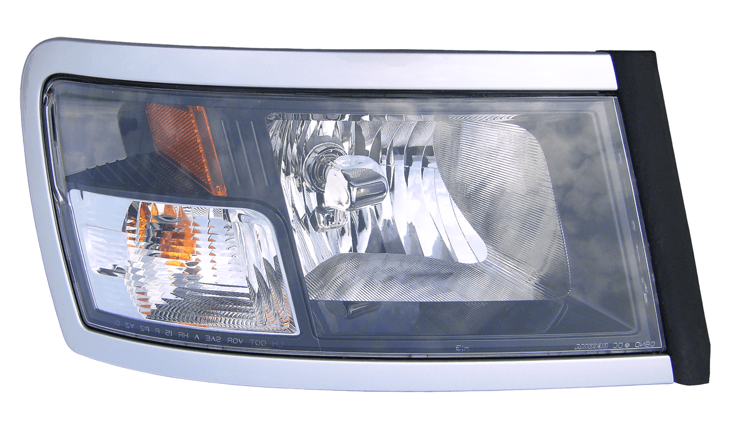 Phare avant côté passager pour Dodge Dakota 2008-2010 avec enjoliveur noir, CH2519127
