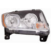 2011-2013 Jeep Compass Head Lamp Passenger Side Code Lmb Without Black Trim Without Leveling