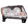 2011-2013 Jeep Compass Head Lamp Passenger Side Code Lmb Without Black Trim Without Leveling