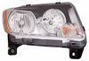 2011-2013 Jeep Compass Head Lamp Passenger Side Code Lmb Without Black Trim Without Leveling