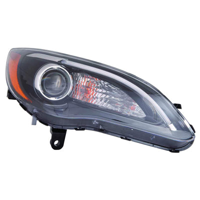 Head Lamp Passenger Side Chrysler 200 Convertible 2011-2014 Halogen Black Bezel S Model High Quality , Ch2519141