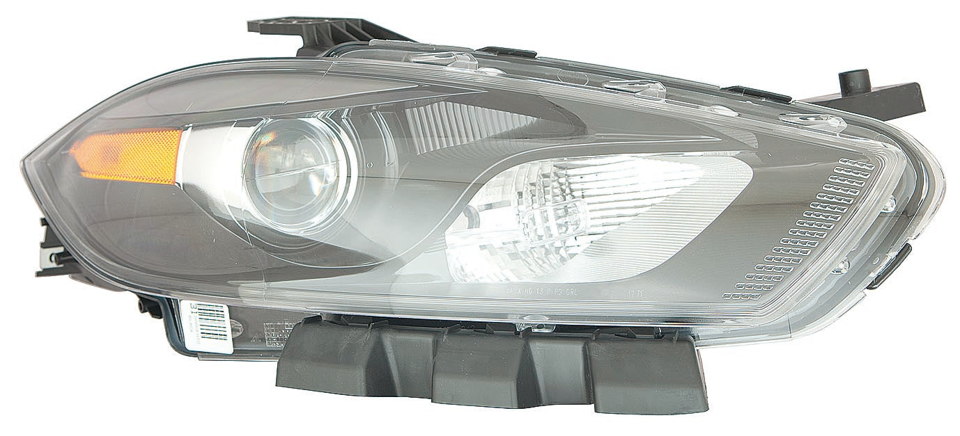 Phare avant côté passager pour Dodge Dart 2013-2016, xénon avec garniture noire, haute qualité, Ch2519145 - Hunt Parts